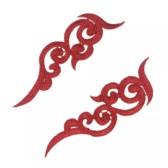 Kód: 39394 Páros csipke 16x5cm - ROSSO